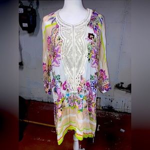Roberto Cavalli Silk Dress 44